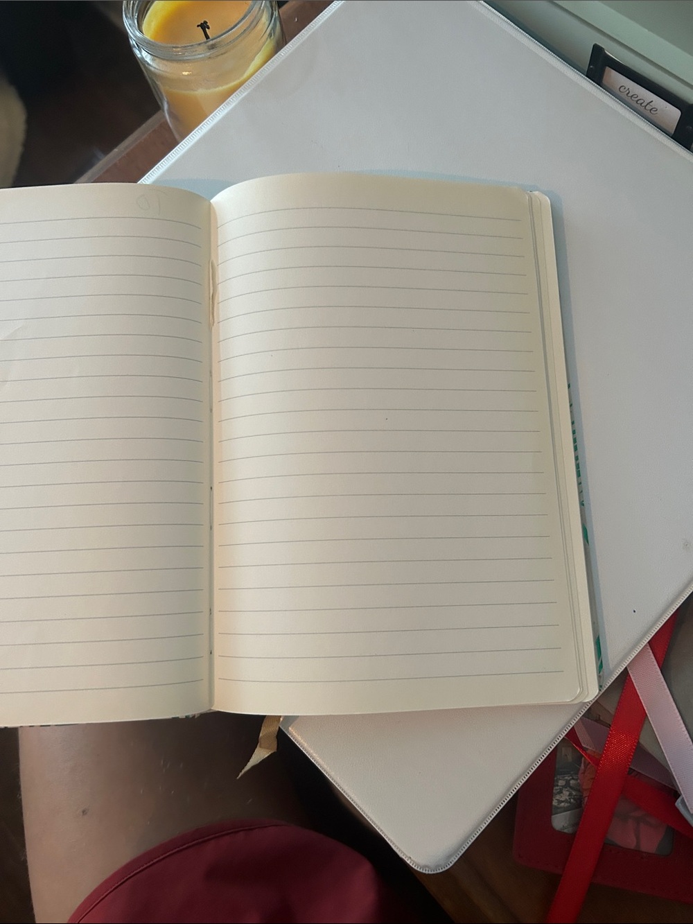 Notes Notebook - Green Palm Print - Picture 2 of 2
